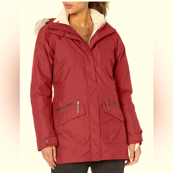 Columbia Women's Carson Pass Interchange Jacket, Beet, X-Small NWOT - Picture 1 of 10